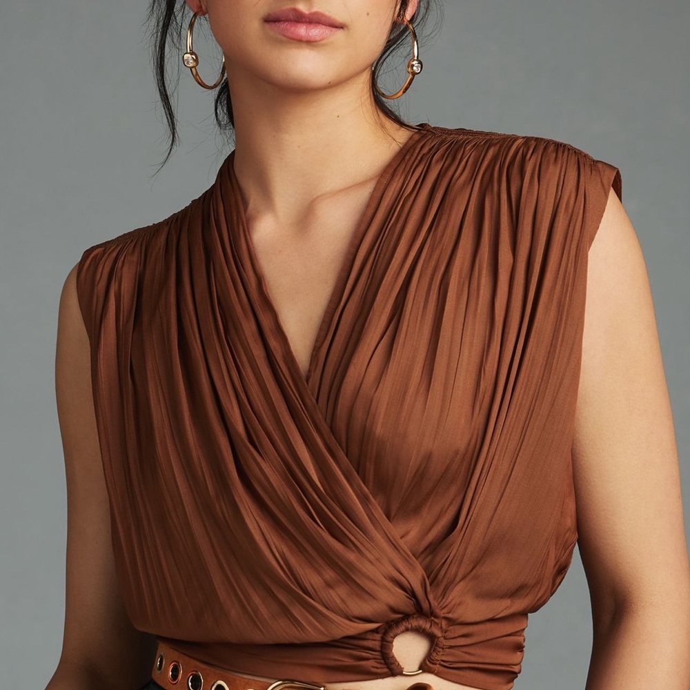 Anthropologie Greek Goddess Blouse
